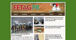 Desktop Screenshot of fetagpb.org.br