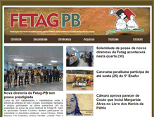Tablet Screenshot of fetagpb.org.br